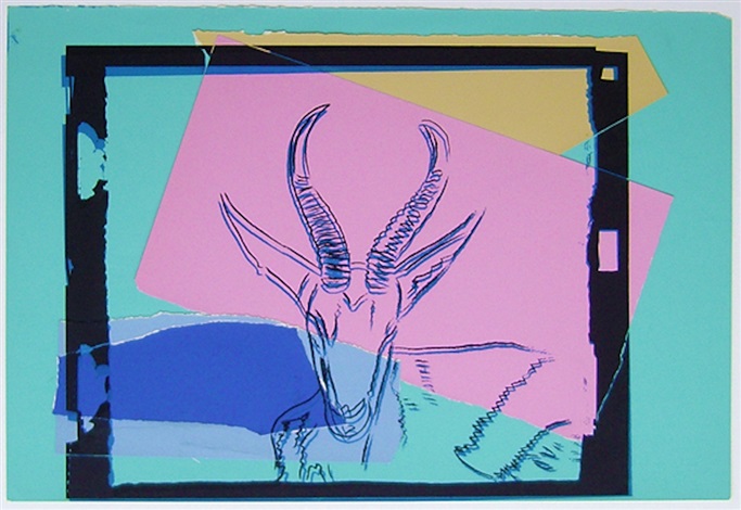 Vanishing Animals Sommering Gazelle by Andy Warhol on artnet