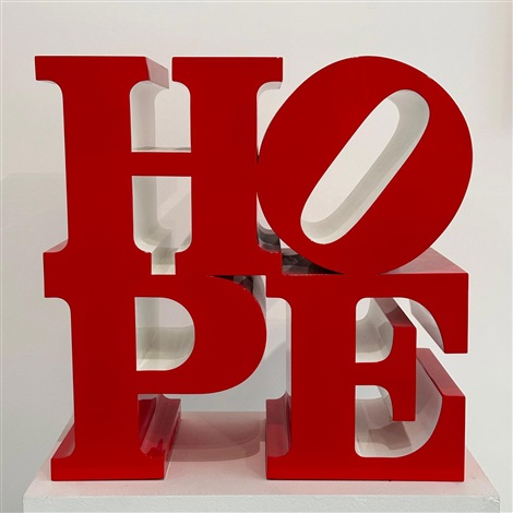 Hope RedWhite by Robert Indiana on artnet