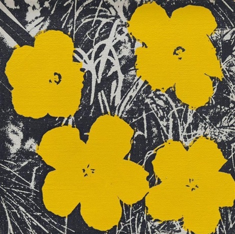 Flowers Yellow by Andy Warhol on artnet