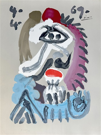 Portraits Imaginaires 4.4.69 by Pablo Picasso on artnet