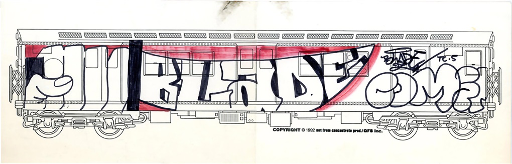 Blade Graffiti art 1992 by Blade on artnet