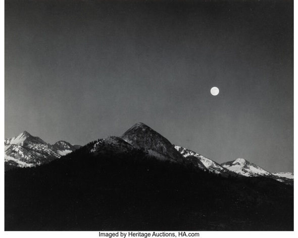 Moonrise from Glacier Point, Yosemite National Park, California by ...