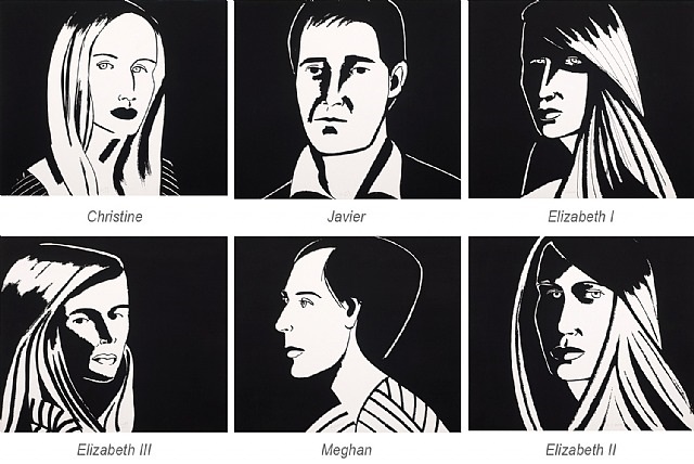 Six Portraits by Alex Katz on artnet