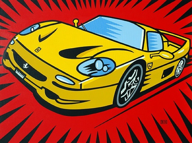 Ferrari F50 by Burton Morris on artnet