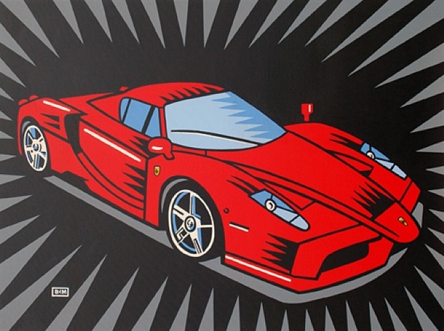 Ferrari Enzo by Burton Morris on artnet