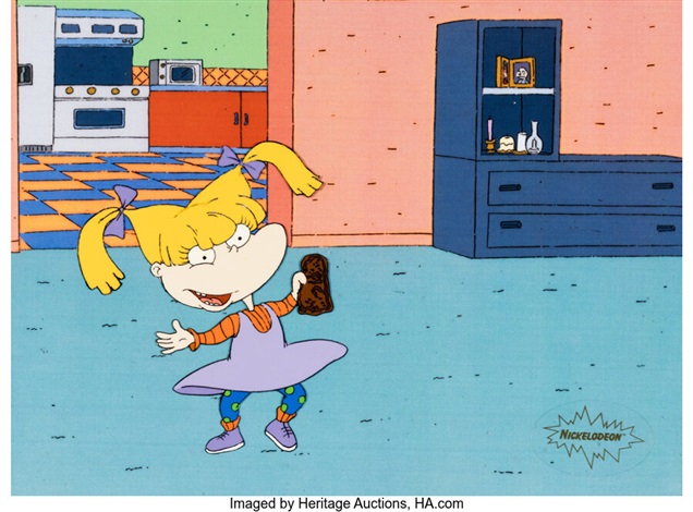 Rugrats Candy Bar Creep Show Angelica with Reptar Bar Production Cel ...