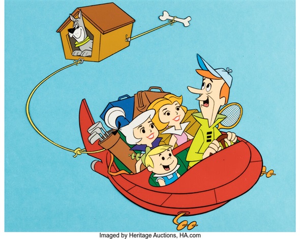 The Jetsons Family Vacation Publicity Cel Hanna-Barbera, c. 1980s. by ...