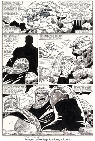 John Byrne, Al Gordon, and Dan Adkins Fantastic Four 274 Story Page 8 ...