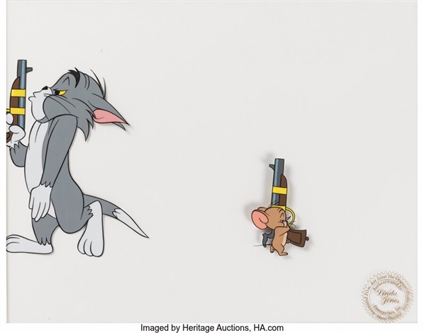 Duel Personality Tom and Jerry Production Cel MGM, 1966 by Metro ...