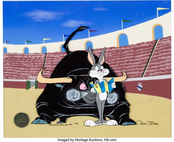 Bugs Bull III Bully for Bugs Bugs Bunny Signed Limited Edition Cel ...